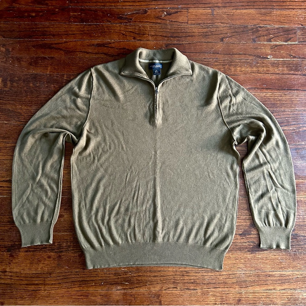 Banana Republic Cashmere/Silk Quarter-Zip